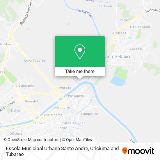 Escola Municipal Urbana Santo Andre map