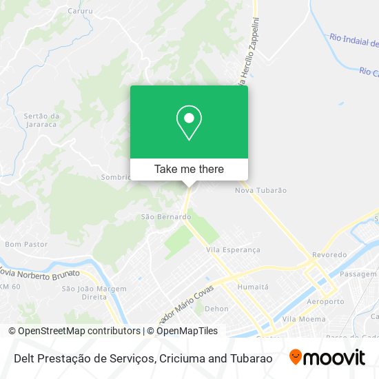 Delt Prestação de Serviços map