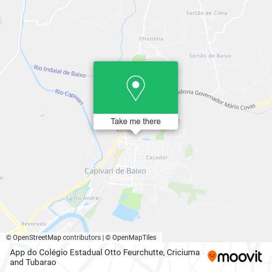 App do Colégio Estadual Otto Feurchutte map