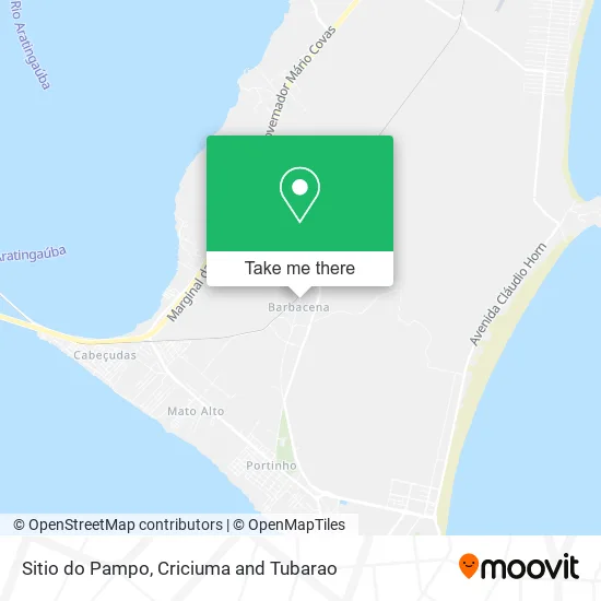 Sitio do Pampo map