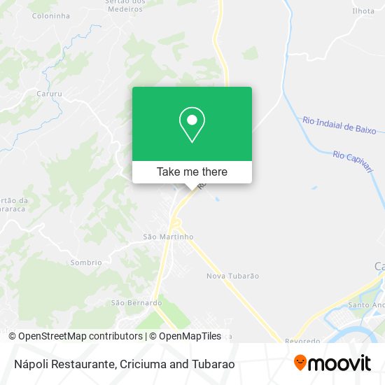 Mapa Nápoli Restaurante