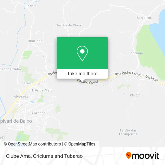 Clube Ama map