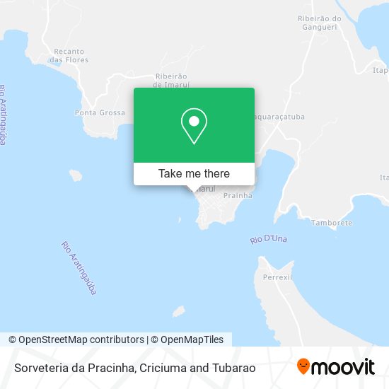 Sorveteria da Pracinha map