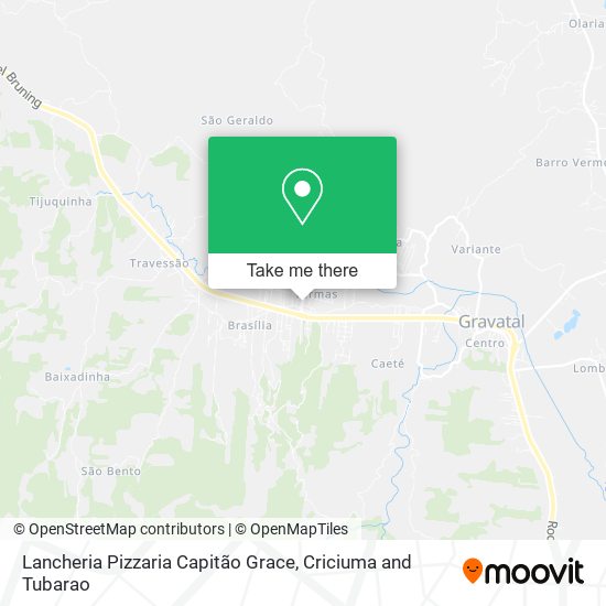 Lancheria Pizzaria Capitão Grace map