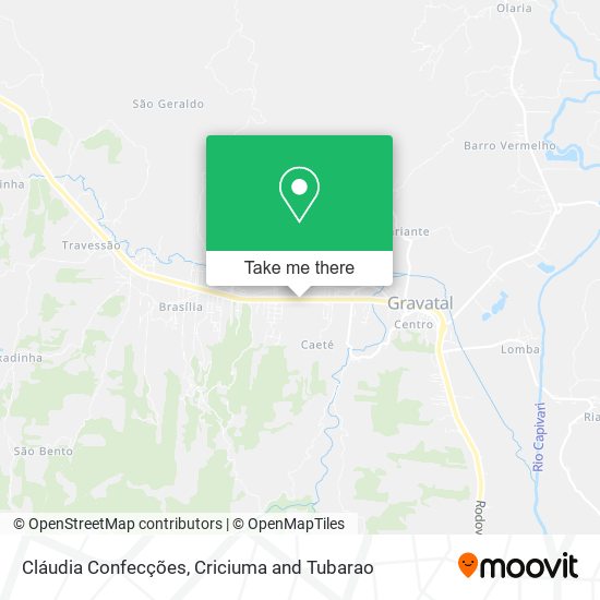 Cláudia Confecções map
