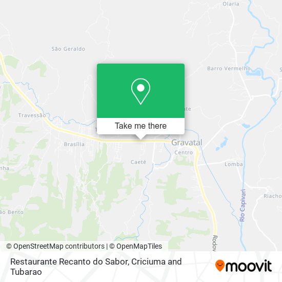 Restaurante Recanto do Sabor map