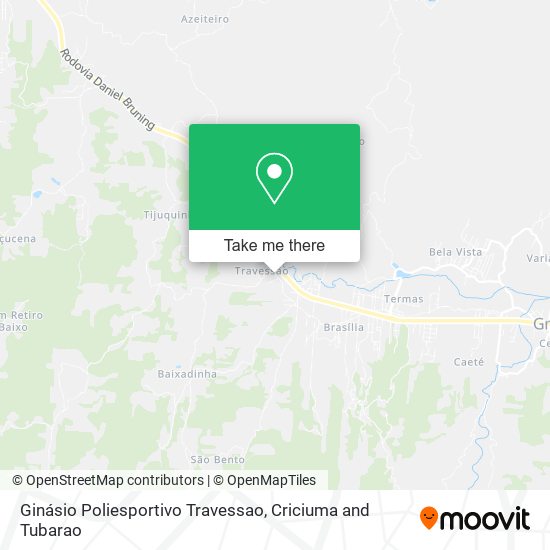 Ginásio Poliesportivo Travessao map