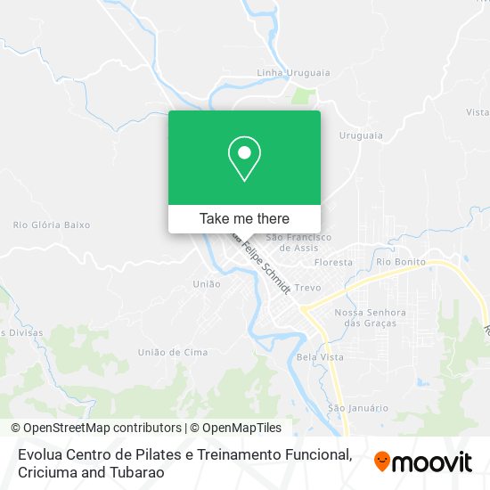 Evolua Centro de Pilates e Treinamento Funcional map