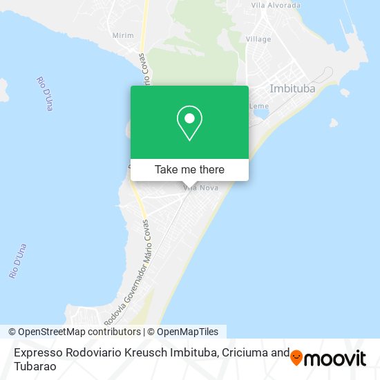 Expresso Rodoviario Kreusch Imbituba map
