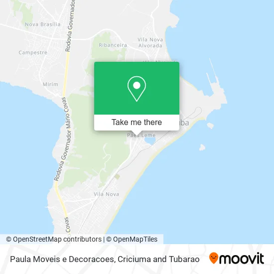 Paula Moveis e Decoracoes map