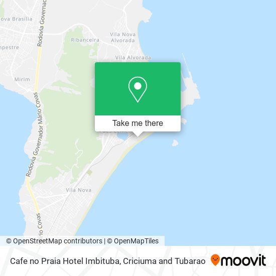 Cafe no Praia Hotel Imbituba map