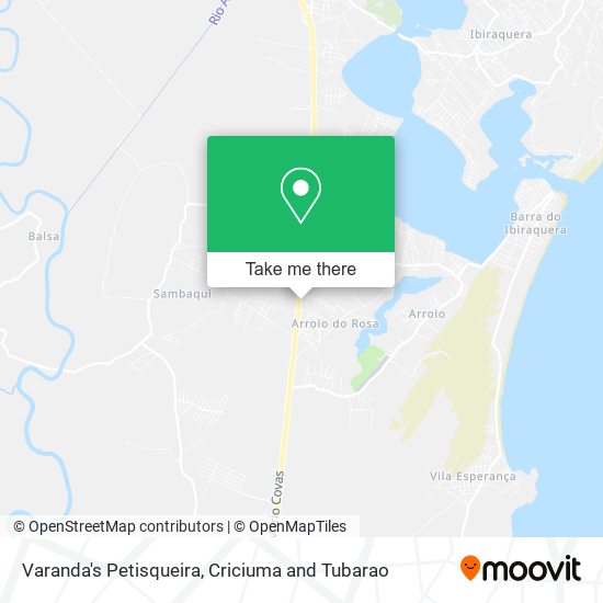 Varanda's Petisqueira map