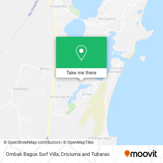 Ombak Bagus Surf Villa map