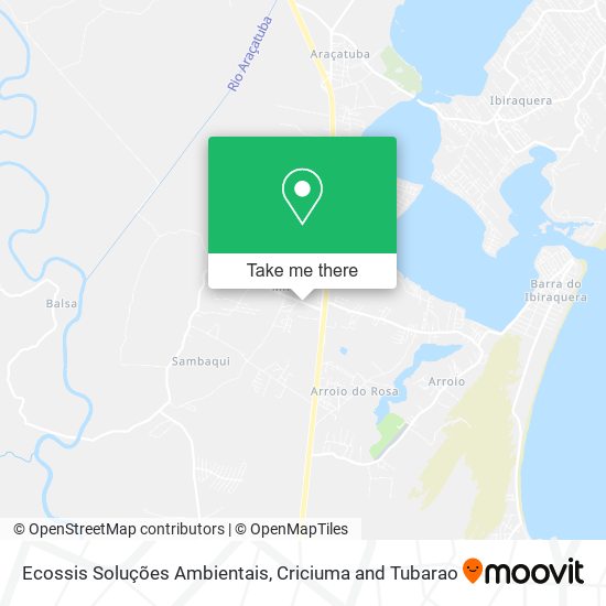 Ecossis Soluções Ambientais map