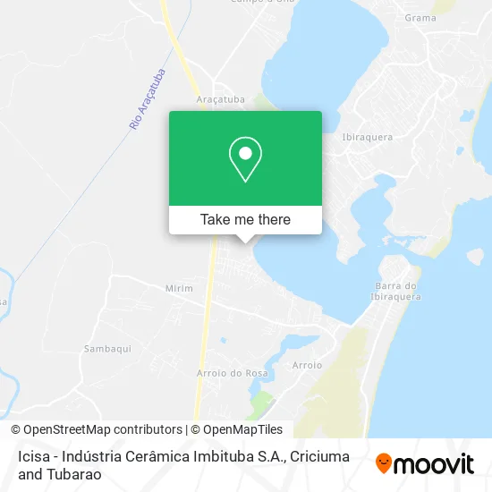 Icisa - Indústria Cerâmica Imbituba S.A. map