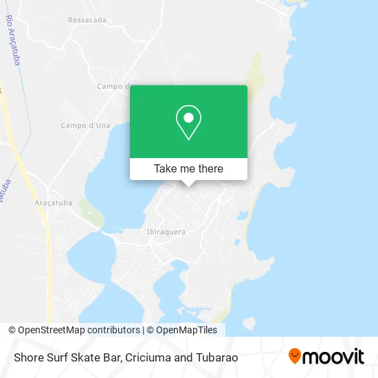 Shore Surf Skate Bar map