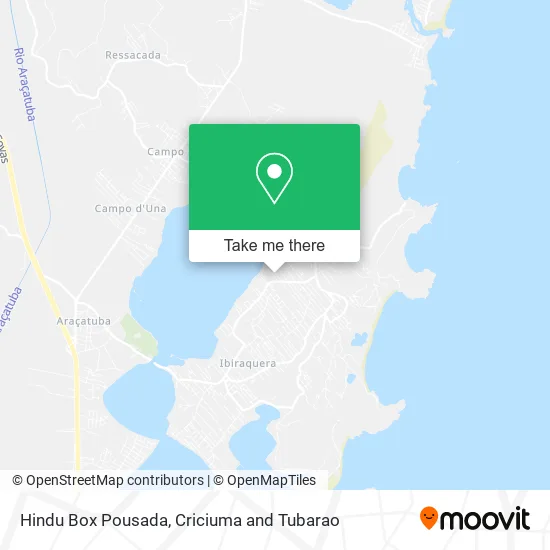 Hindu Box Pousada map