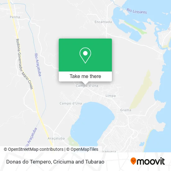 Donas do Tempero map