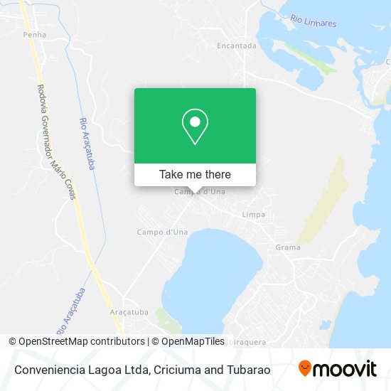 Conveniencia Lagoa Ltda map