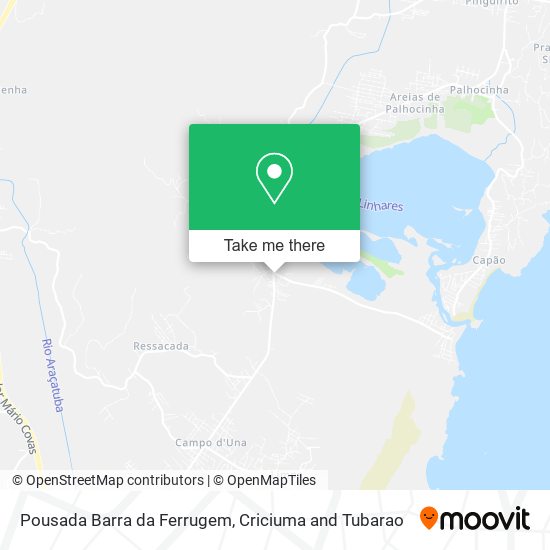 Pousada Barra da Ferrugem map