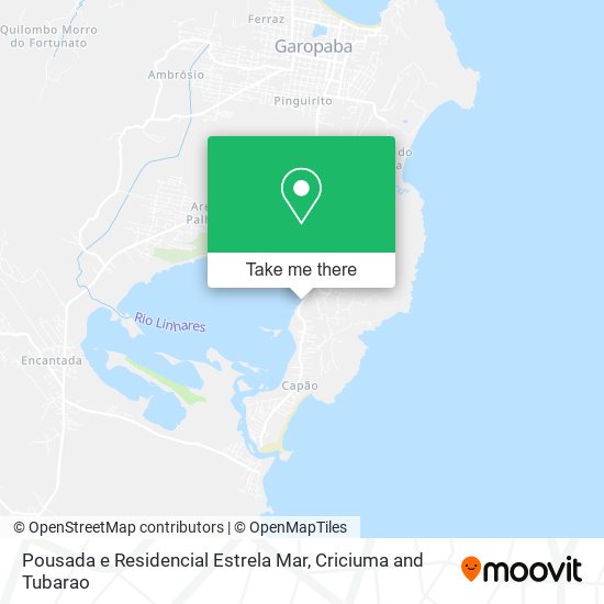 Pousada e Residencial Estrela Mar map