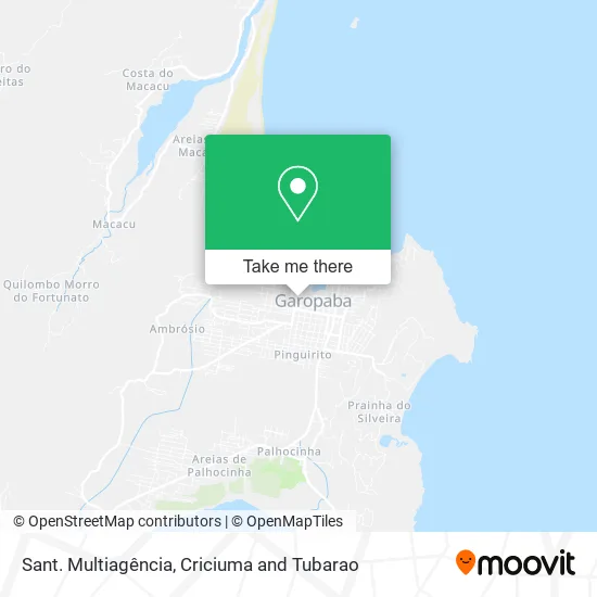 Sant. Multiagência map