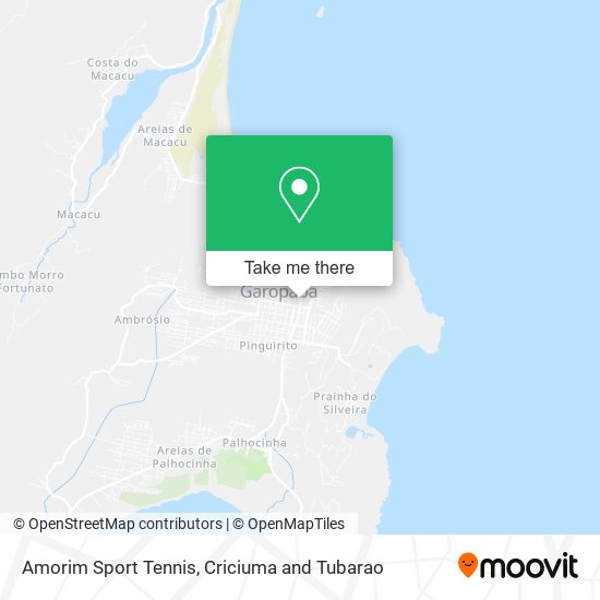 Amorim Sport Tennis map