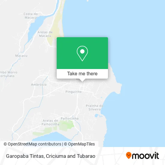 Garopaba Tintas map