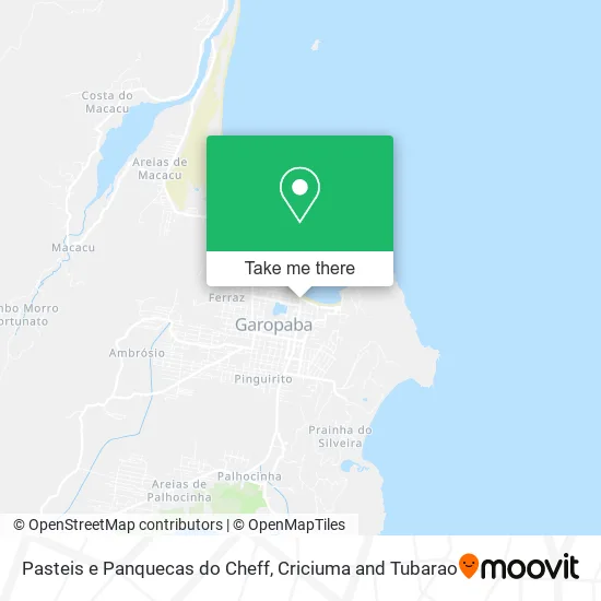 Pasteis e Panquecas do Cheff map