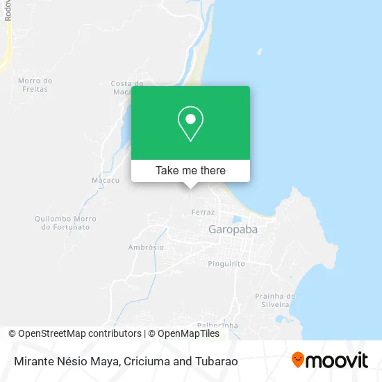 Mirante Nésio Maya map