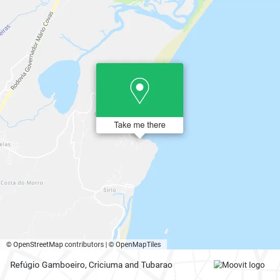 Refúgio Gamboeiro map