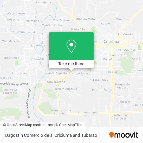 Dagostin Comercio de a map