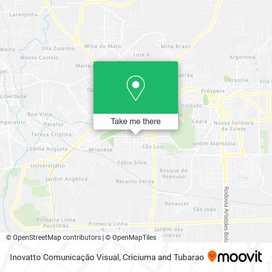 Inovatto Comunicação Visual map