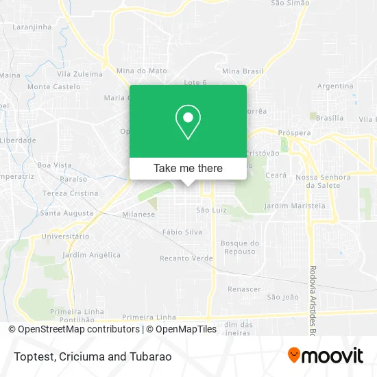 Toptest map