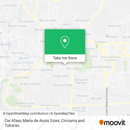 Cei Afasc Maria de Assis Góes map