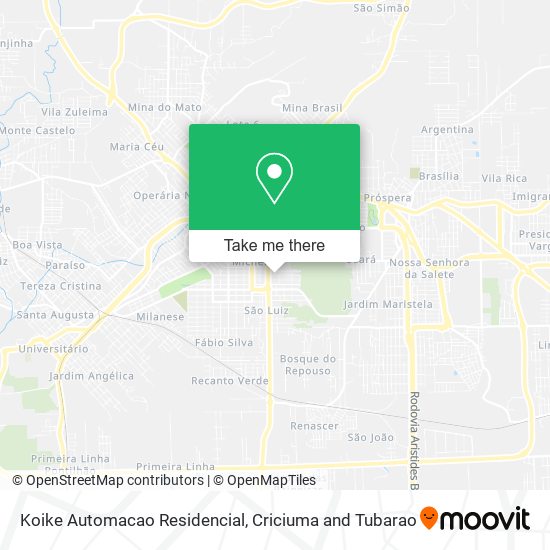 Mapa Koike Automacao Residencial