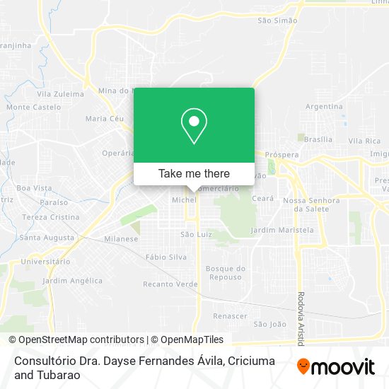 Consultório Dra. Dayse Fernandes Ávila map