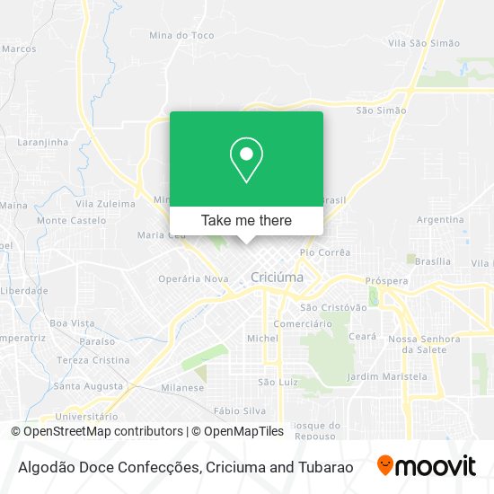 Algodão Doce Confecções map