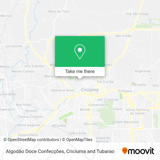 Algodão Doce Confecções map