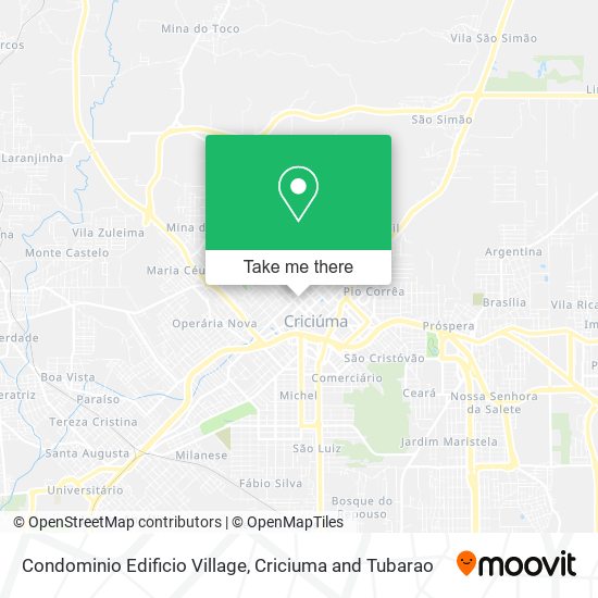 Condominio Edificio Village map