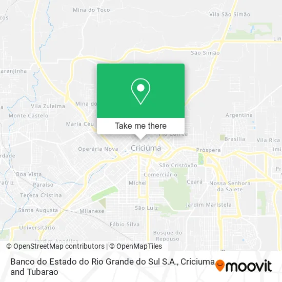 Banco do Estado do Rio Grande do Sul S.A. map