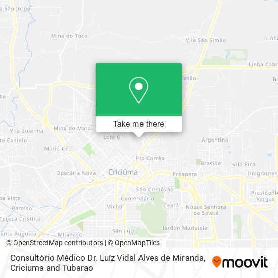 Consultório Médico Dr. Luíz Vidal Alves de Miranda map