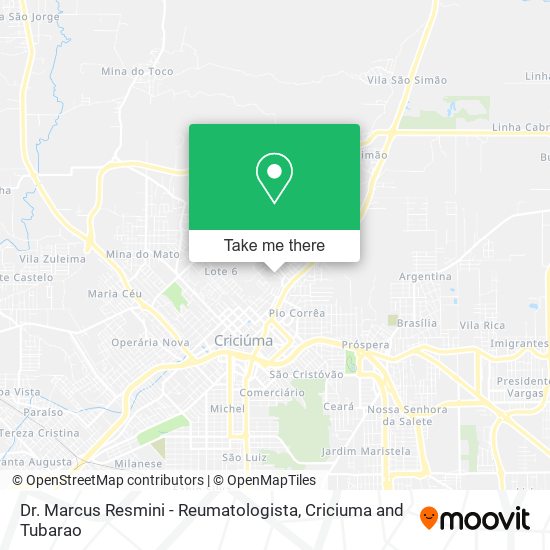 Dr. Marcus Resmini - Reumatologista map