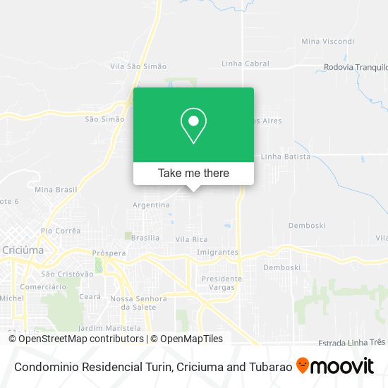 Condominio Residencial Turin map