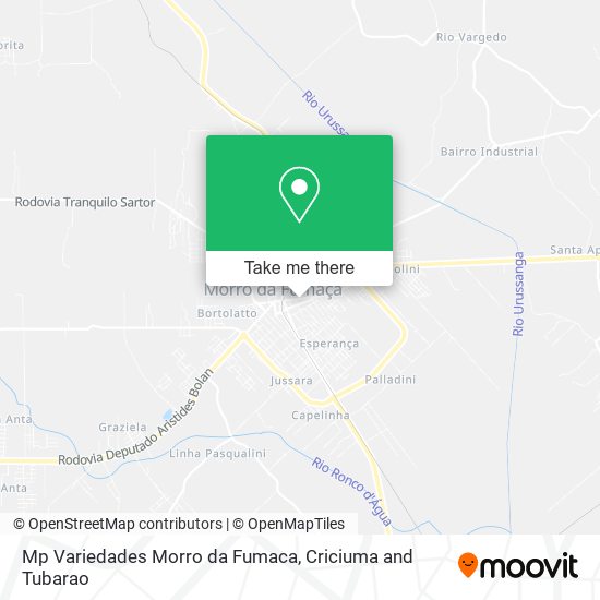 Mapa Mp Variedades Morro da Fumaca