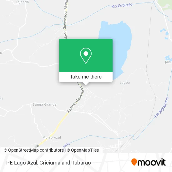 PE Lago Azul map