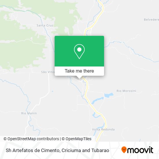 Sh Artefatos de Cimento map