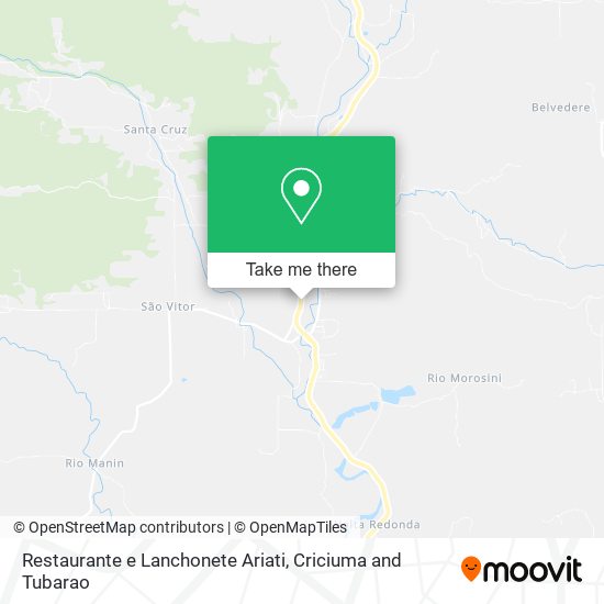 Restaurante e Lanchonete Ariati map