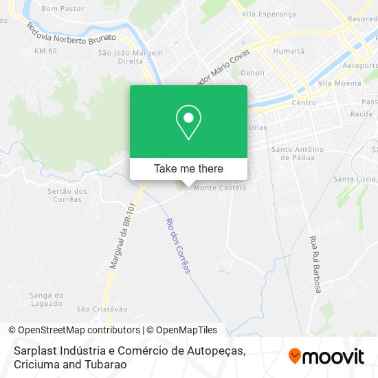 Sarplast Indústria e Comércio de Autopeças map