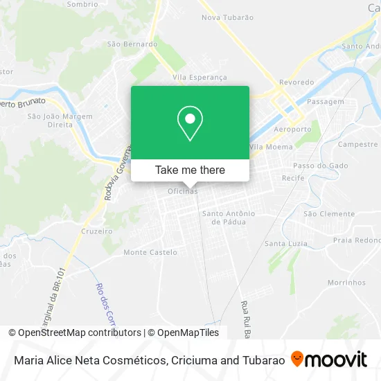 Maria Alice Neta Cosméticos map